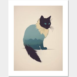 Ragdoll Cat 1 - Japanese Retro Art Posters and Art